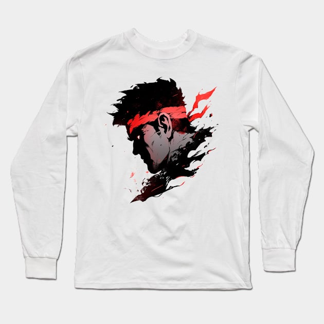 ryu Long Sleeve T-Shirt by piratesnow